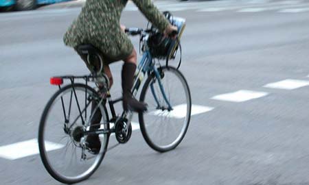 Uno de los atropellados fue un ciclista.