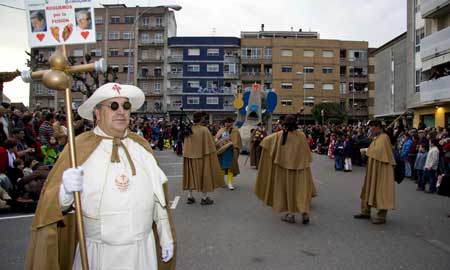 A comparsa 'Cantos somos' levou o primeiro premio.