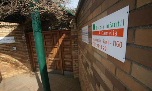 La escuela de educación infantil La Camelia, en Navia.