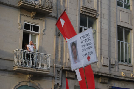 Manifestación hospital Cruz Roja Vigo/Tresyuno Comunicación