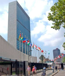 El edificio de la ONU, en Nueva York.