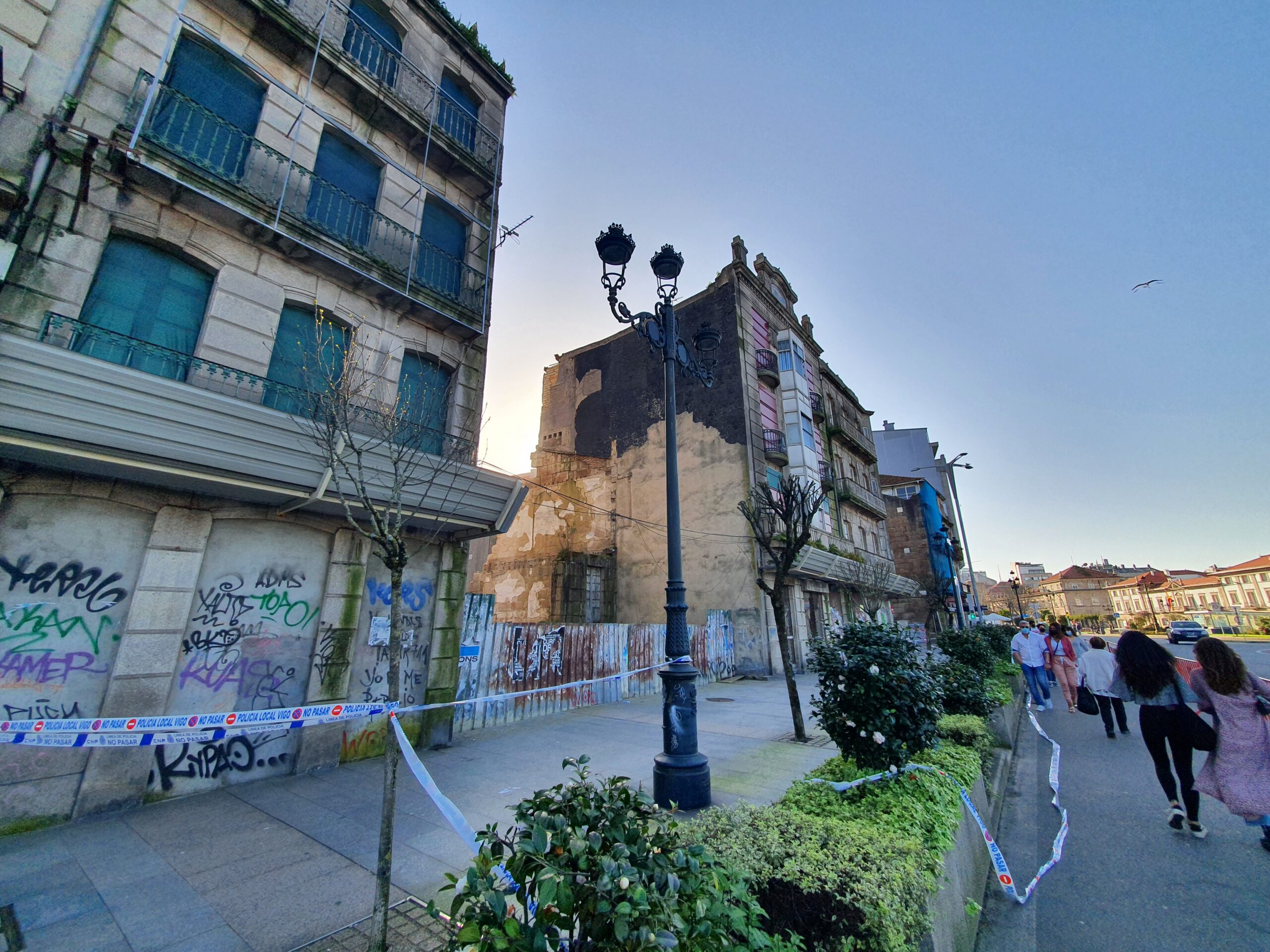 Edificio ruinoso en Vigo