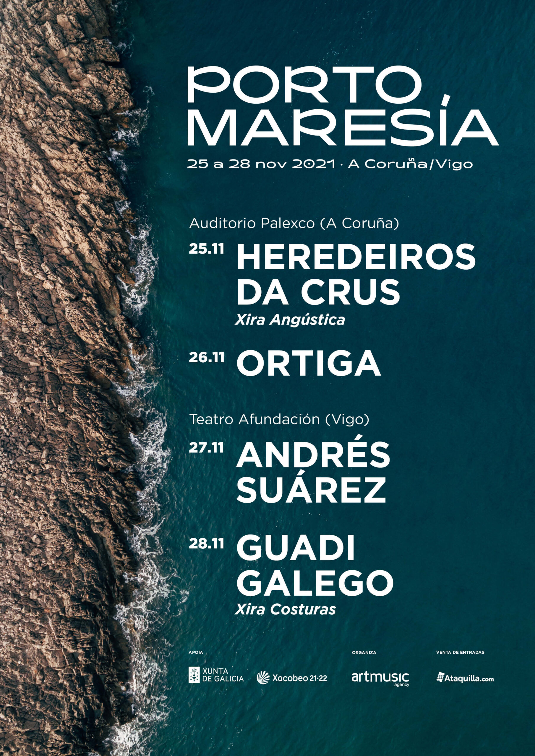 Chega 'Porto Maresía', un novo ciclo de concertos en Vigo e A Coruña