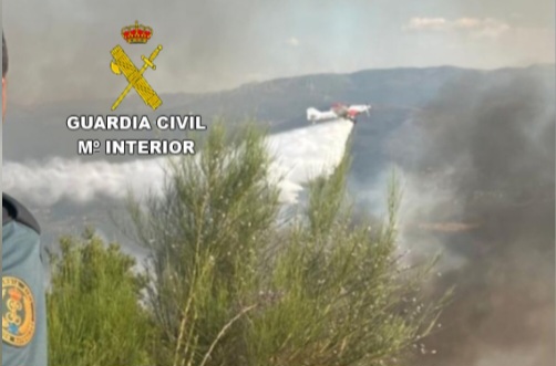 Investigan a un individuo de 30 años como presunto autor de 4 incendios forestales