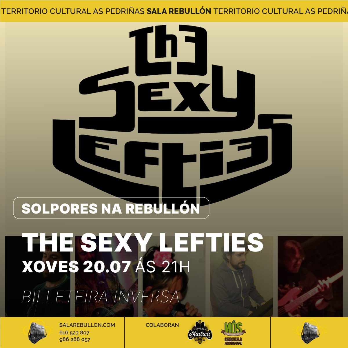 The Sexy Lefties, este xoves nos 'Solpores da Rebullón'