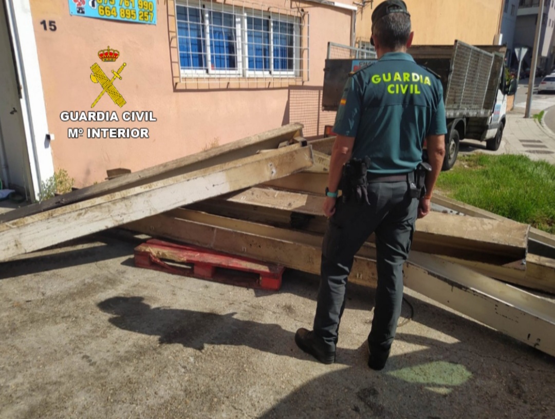 Arrestados tras robar 5 toneladas de metal