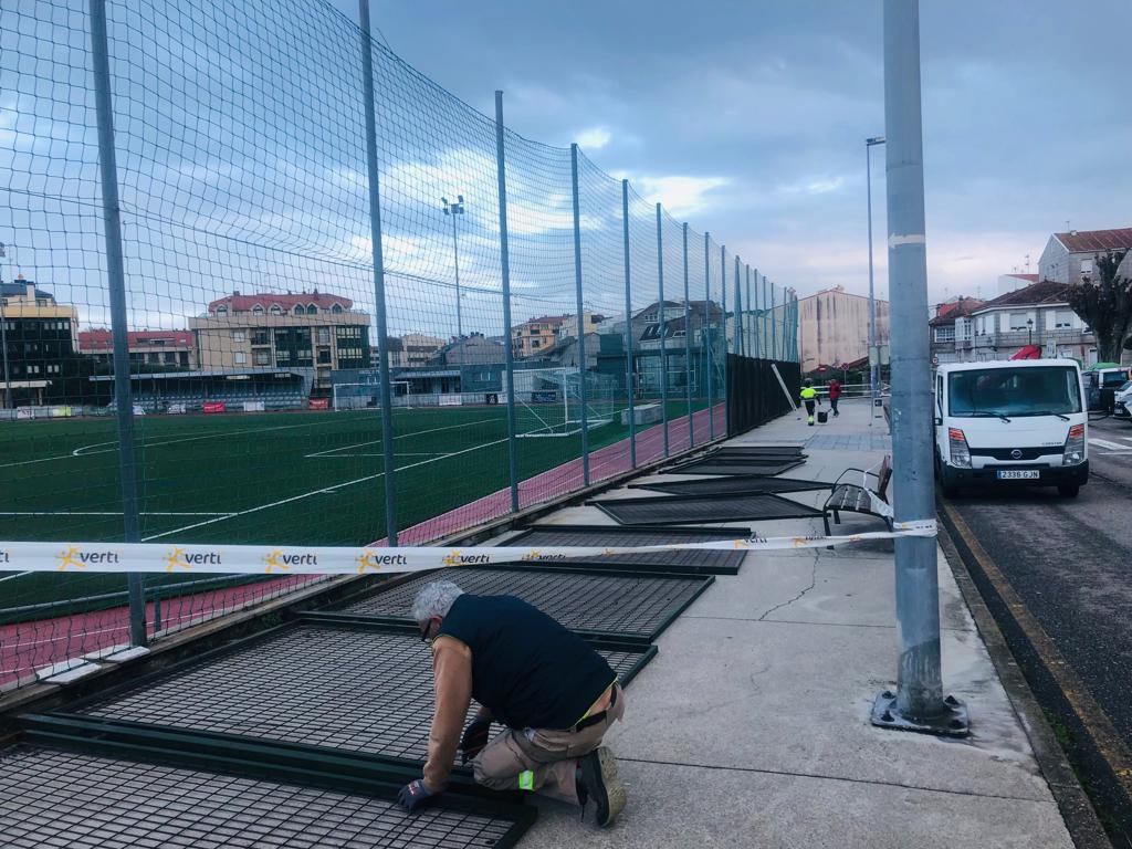 Baiona afronta la reparación de numerosas incidencias causadas por el temporal