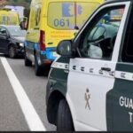 Investigan a una conductora que circuló en sentido contrario por la A-55 y chocó con 2 vehículos