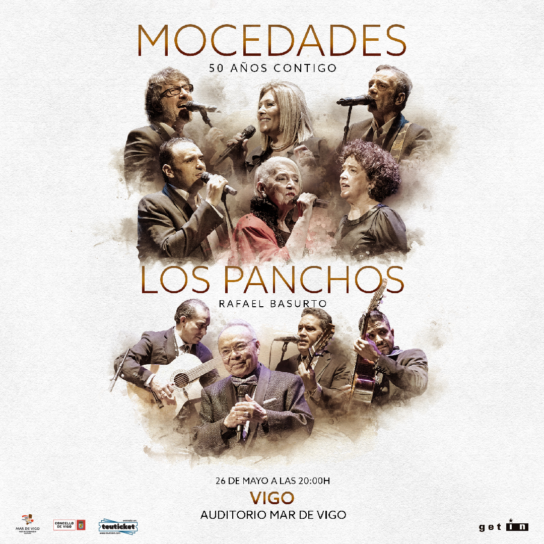Mocedades e Los Panchos, de 'volta' en Vigo, este domingo