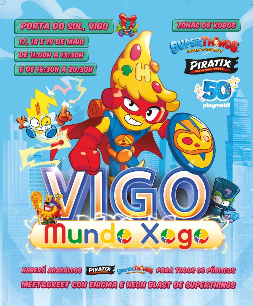 'Vigo Mundo Xogo', na Porta do Sol