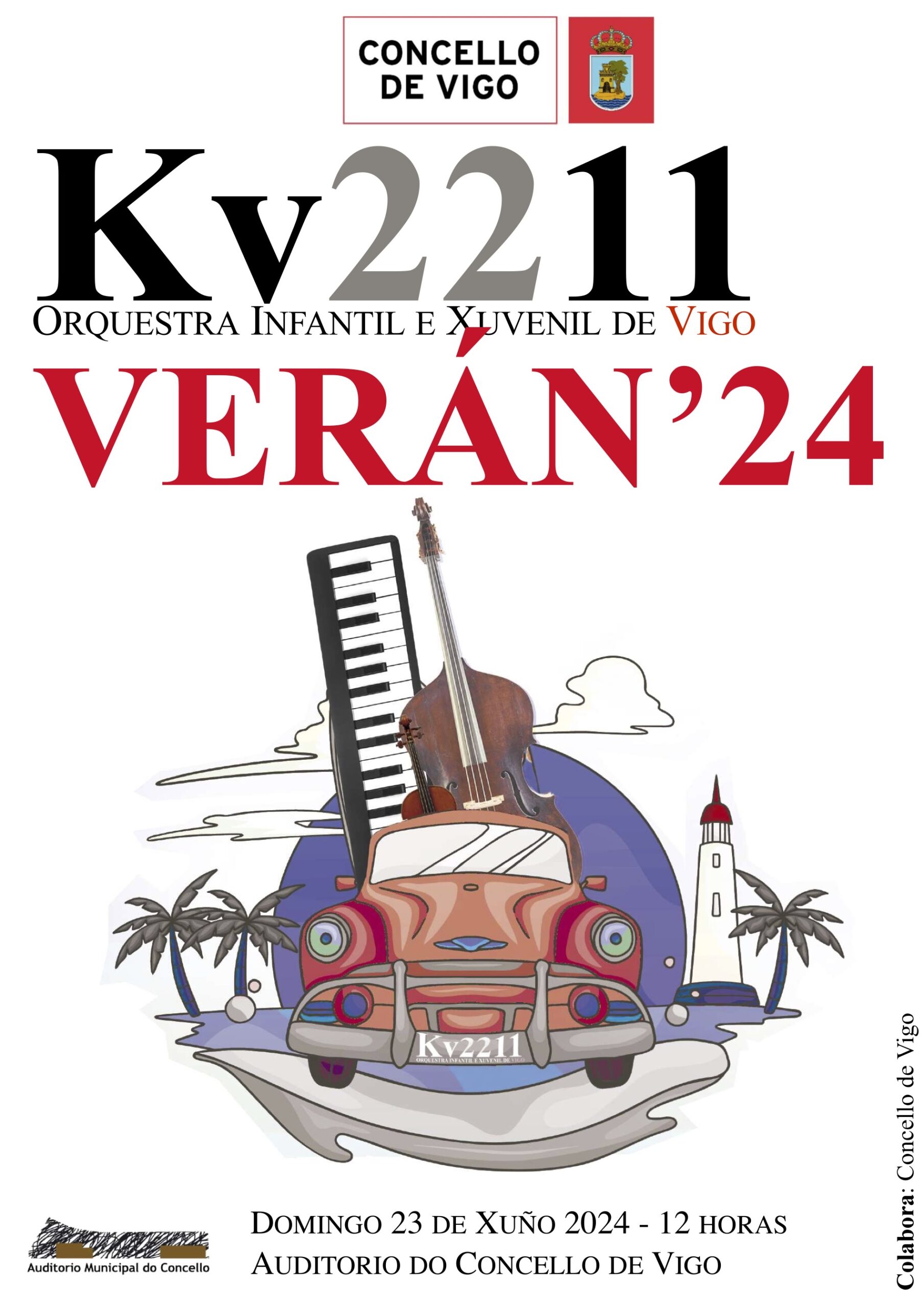 A Kv2211 celebra o 'Día da Música' cun concerto no Auditorio Municipal do Concello de Vigo
