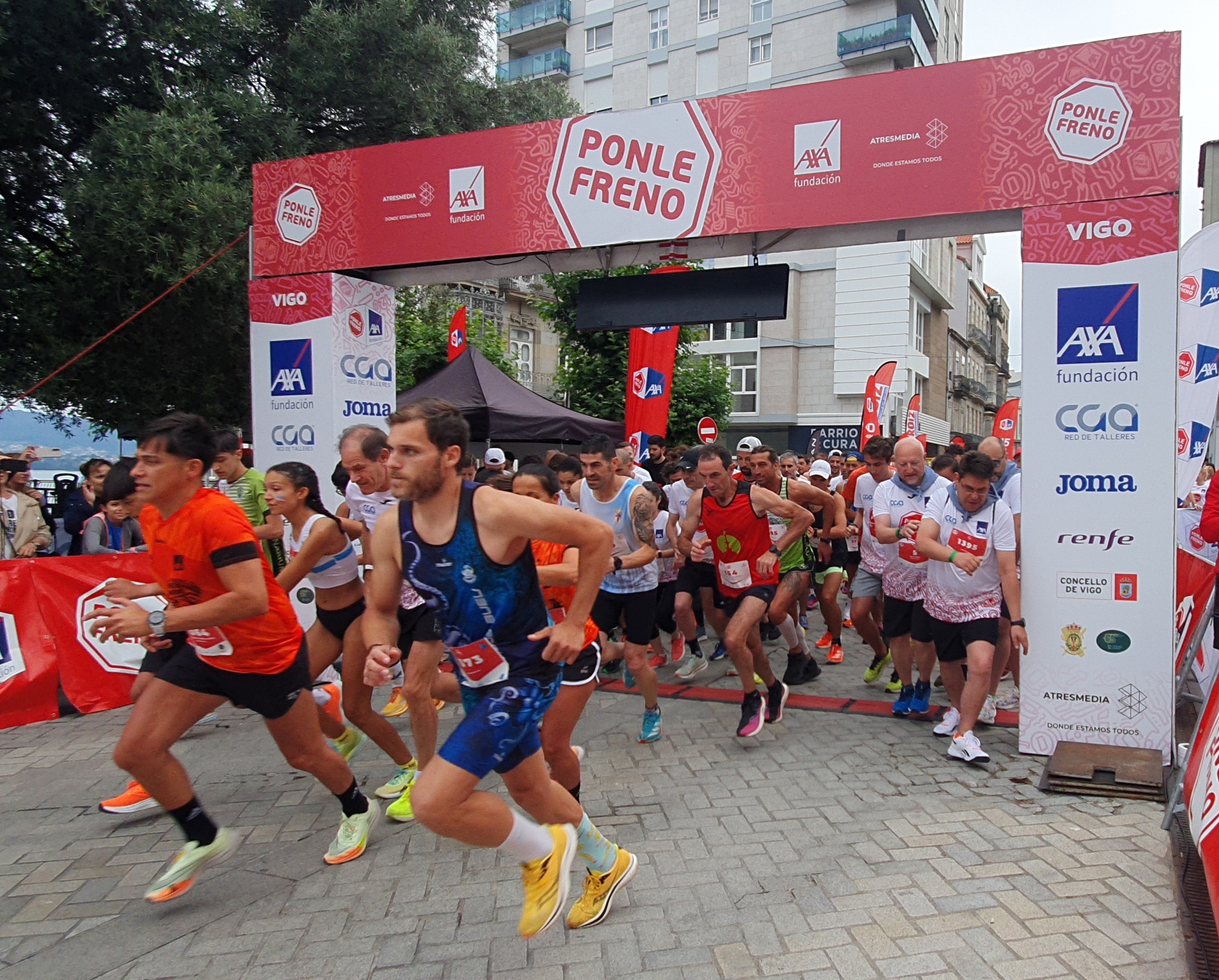 Carrera 'Ponle Freno' en Vigo, mira a ver si te ves