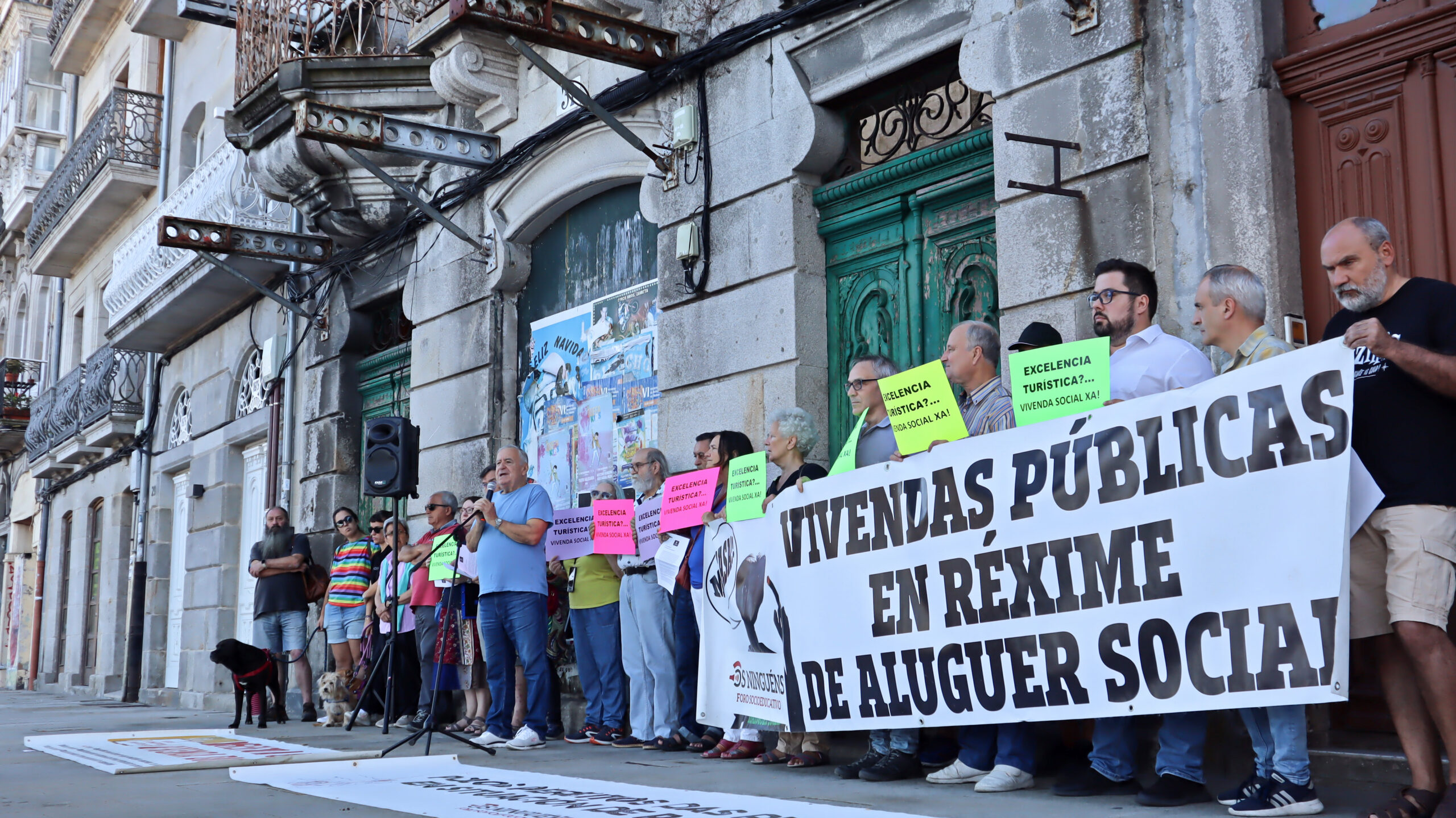 Protestas ante a decisión da Xunta de suvencionar con 700.000€ un aparta-hotel no Paseo de Alfonso