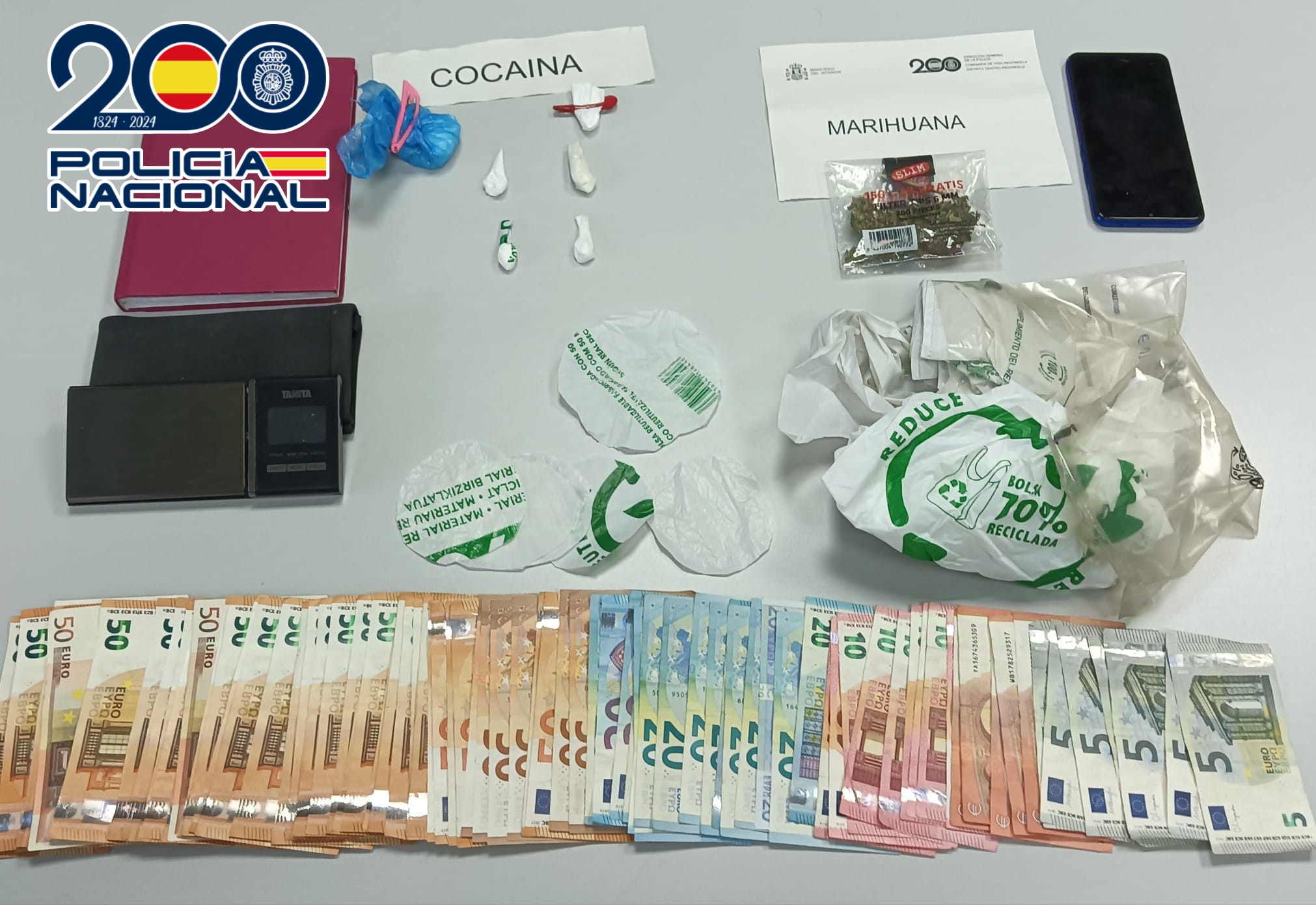 Una persona detenida y desarticulado un punto de venta de droga en Redondela