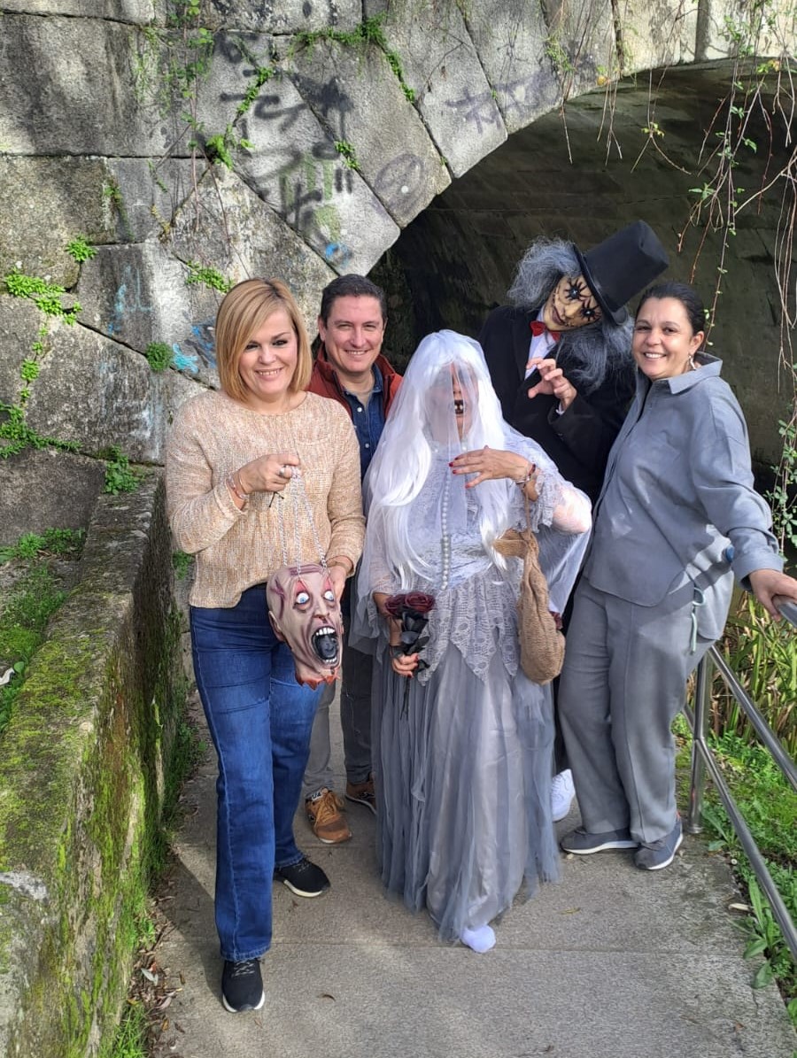 'Túnel do Terror 'no Paseo do Maceiras, en Redondela