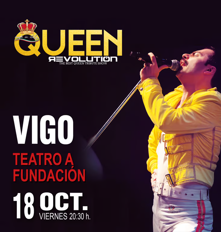 El concierto tributo «Queen Revolution» devuelve a Vigo la magia de Freddie Mercury