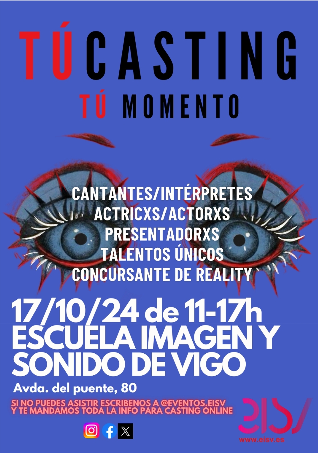 La Escuela de Imagen y Sonido de Vigo, celebra un casting para actores, cantantes, presentadores y "talentos únicos"