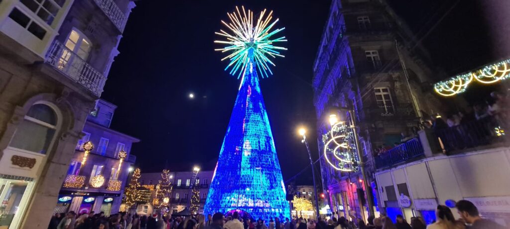 Vigo repite como la ciudad con mejor decoración navideña