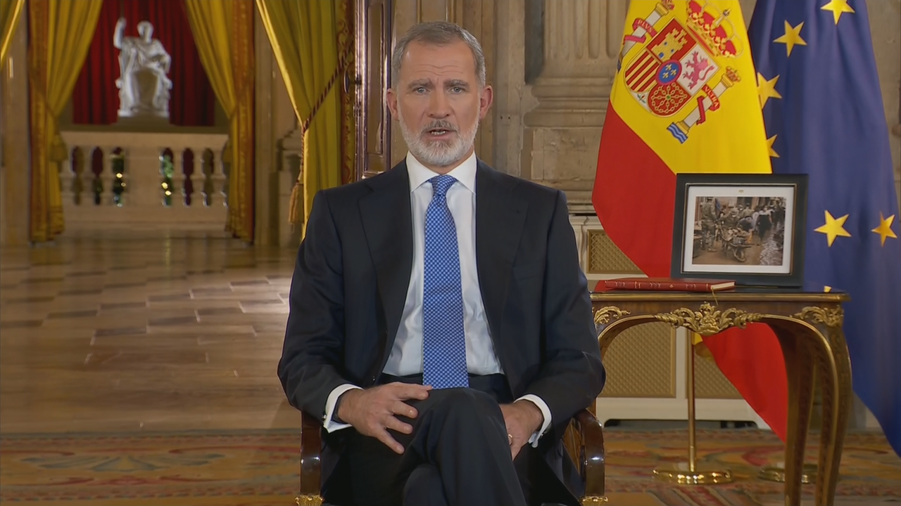 El mensaje de Navidad de Felipe VI, el menos visto en los últimos 5 años