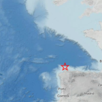 Terromoto de magnitude 3, fronte á costa galega