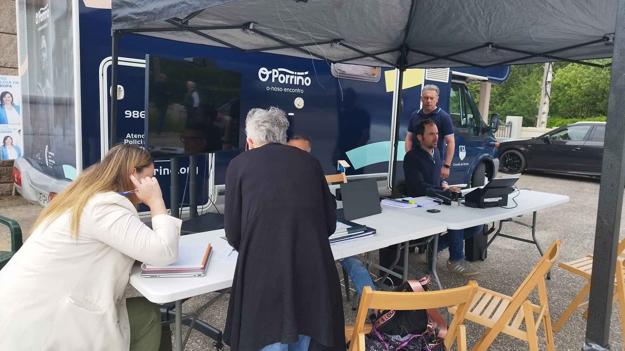 El alcalde de Porriño vuelve a la carretera