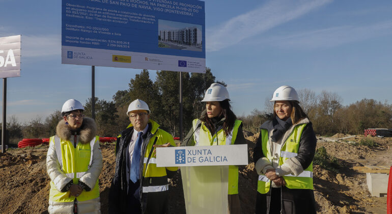 Comeza a construción dun edificio de 46 vivendas de promoción pública, en Navia