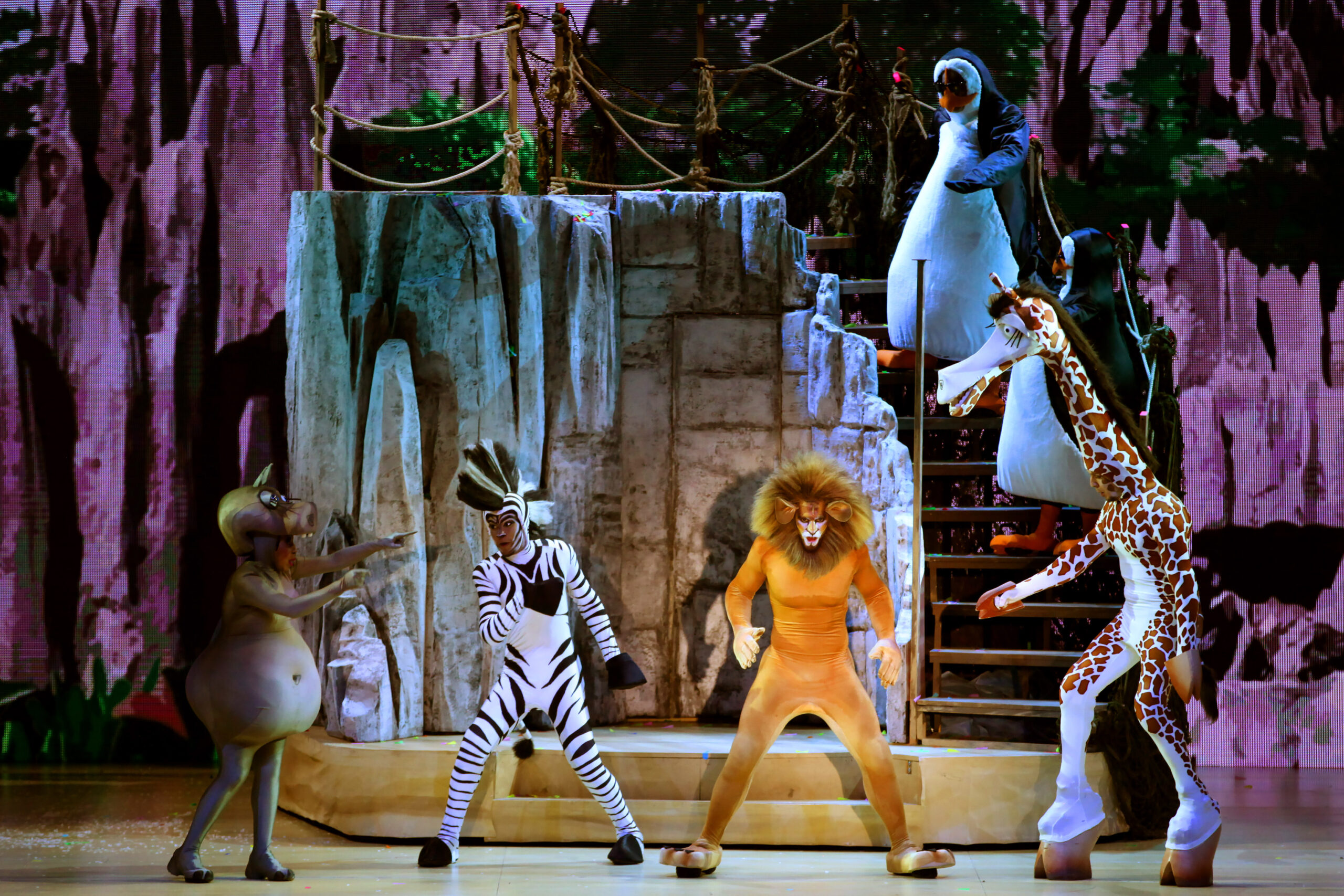 Madagascar, el musical, este sábado en Vigo