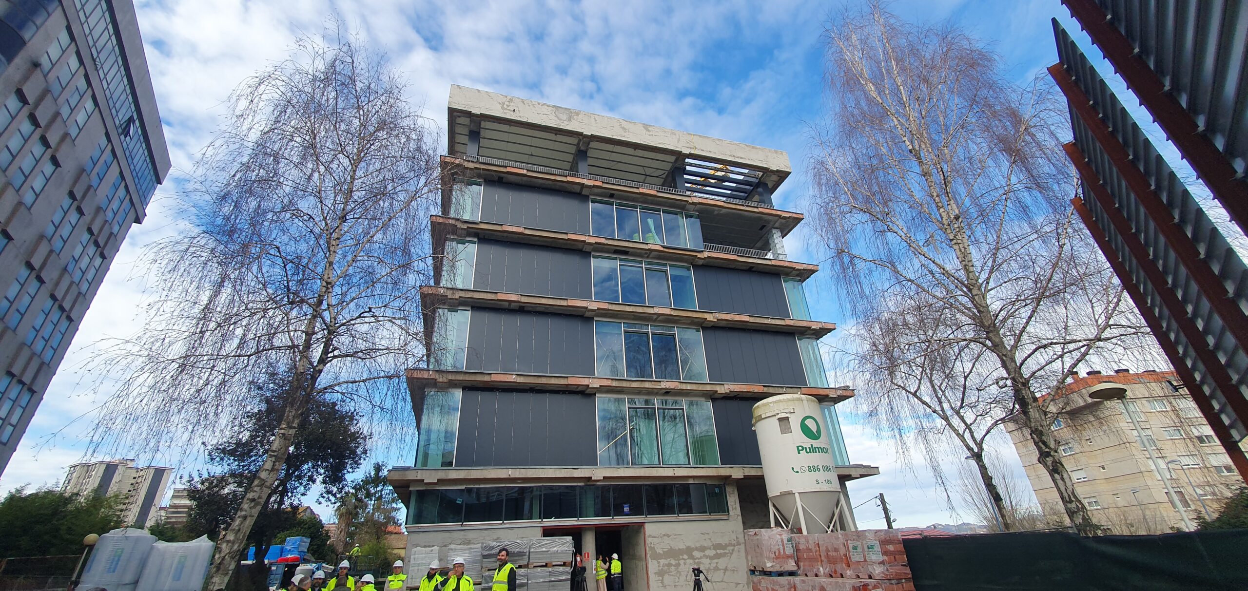 Las obras del nuevo centro de salud, en los antiguos juzgados de Vigo, están ya al 60%