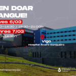 Campaña especial de donación de sangre en el Hospital Álvaro Cunqueiro