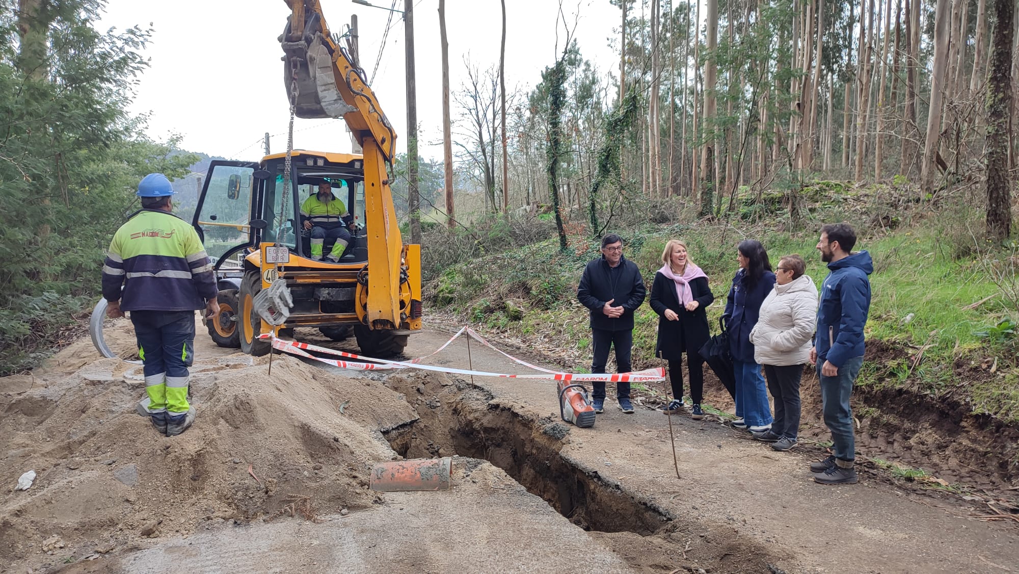 Saneamento para 13 vivendas para o barrio da Presa, en Salceda